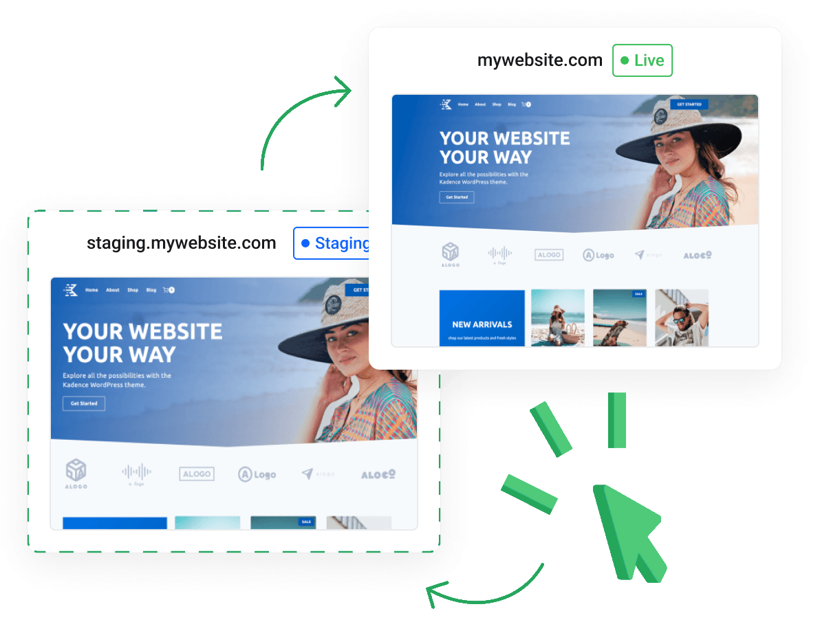 استضافة ووردبريس سريعة وآمنة - بيئة إعداد ووردبريس بنقرة واحدة